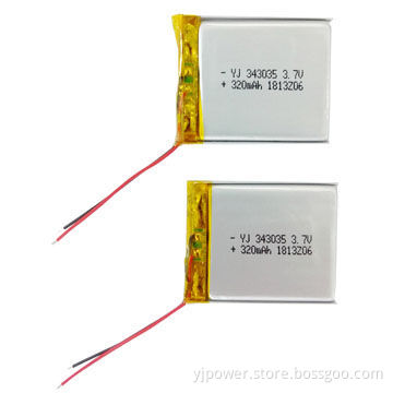 Li Polymer Battery, 320mAh/3.7V